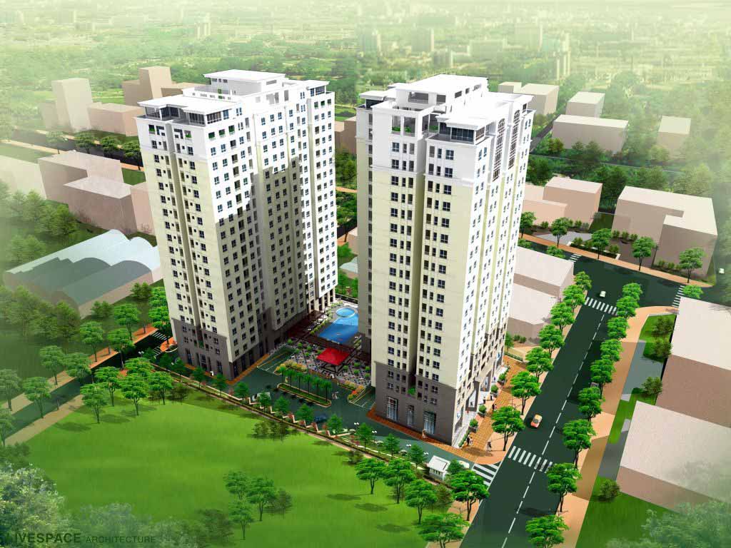 Phối cảnh căn hộ chung cư topaz Tân Phú - Topaz Center