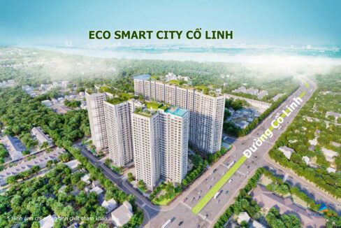 Phối cảnh dự án Eco Smart City Cổ Linh