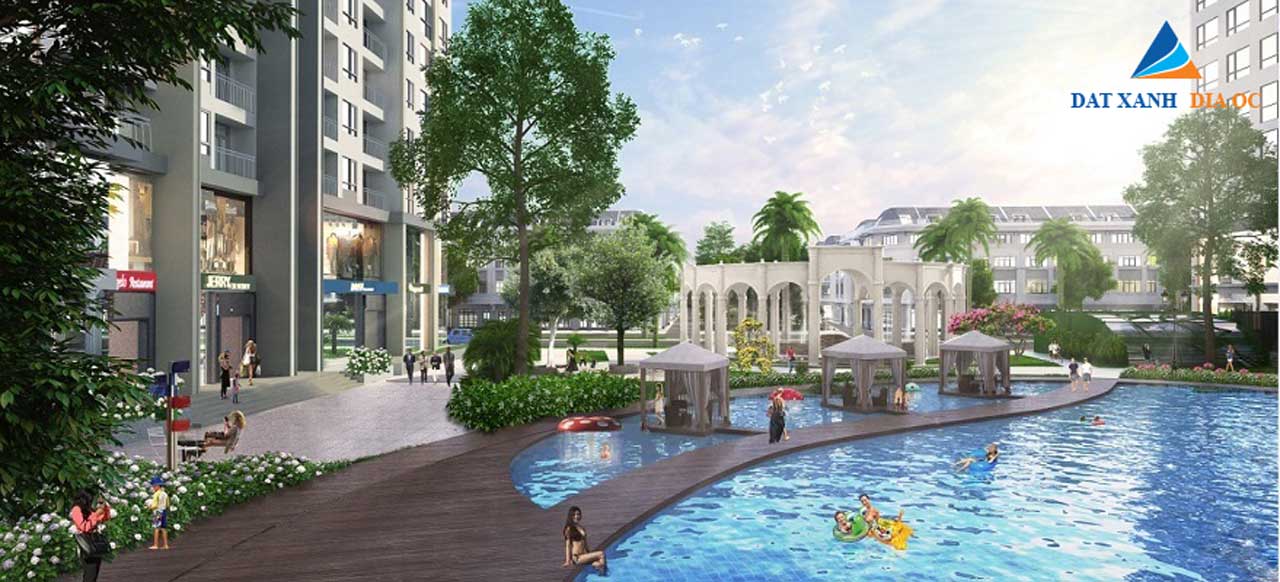 Tiện ích hồ bơi chung cư Eco Smart City Cổ Linh Long Biên