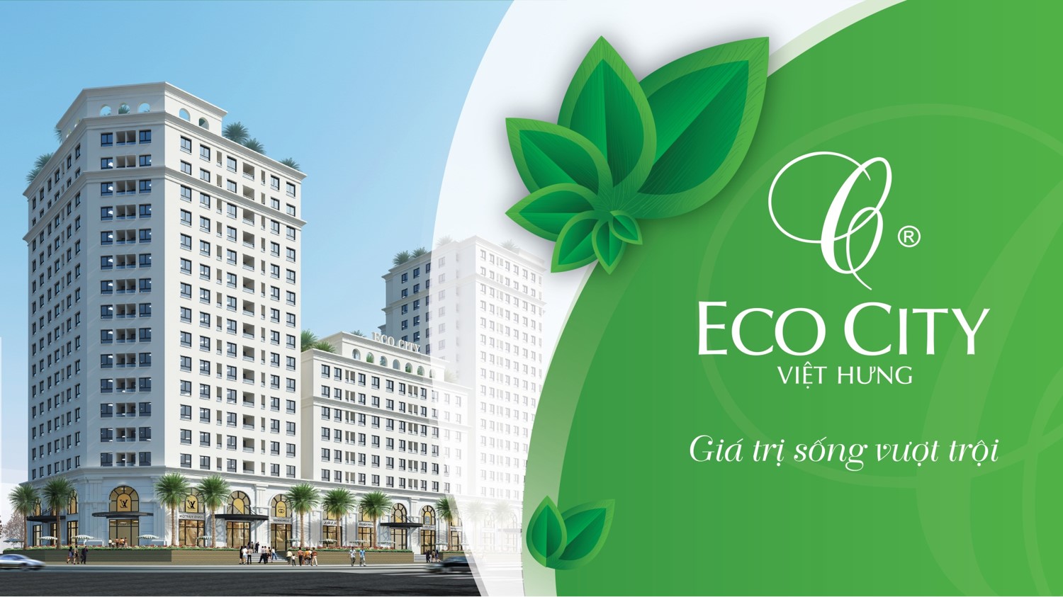 Phối cảnh dự án Eco City Việt Hưng Long Biên