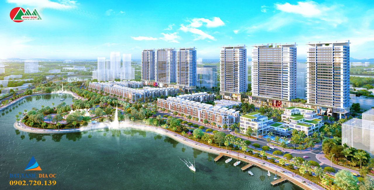 Dự án Khai Sơn City Long Biên - Phối cảnh tổng thể