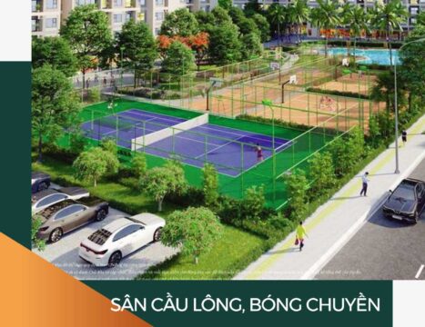 Tiện ích nội khu chung cư Evergreen Bắc Giang - Khu thể thao ngoài trời