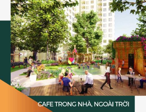 Tiện ích nội khu chung cư Evergreen Bắc Giang - Khu cà phê