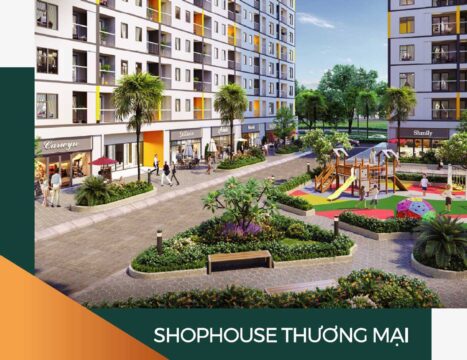 Tiện ích nội khu chung cư Evergreen Bắc Giang - Khu thương mại
